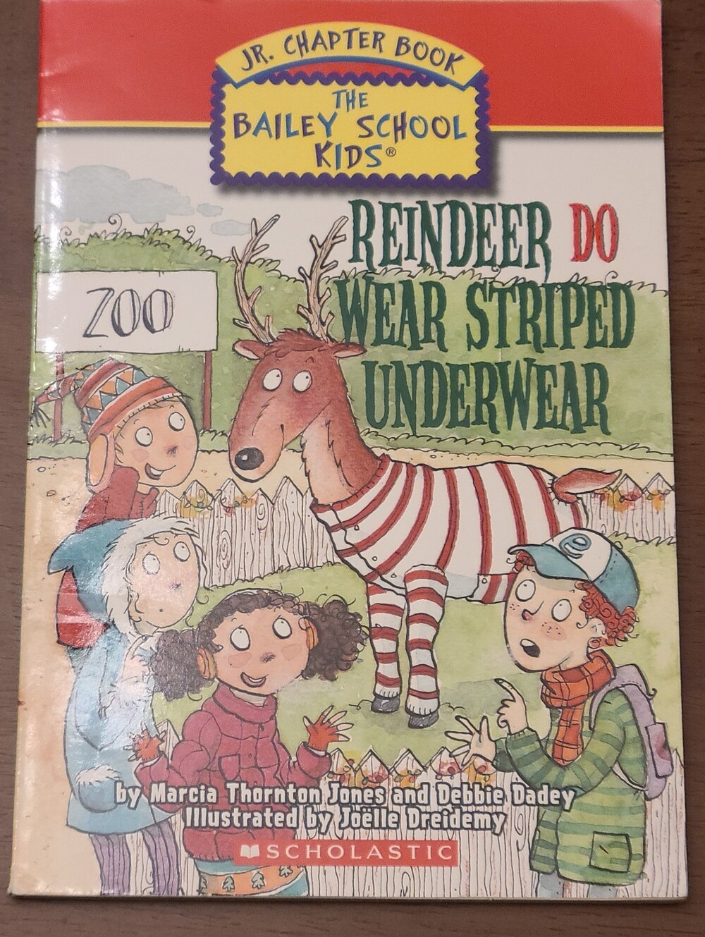 Scholastic The Bailey School Kids Series #2 Reindeer DO Wear Striped Underwear